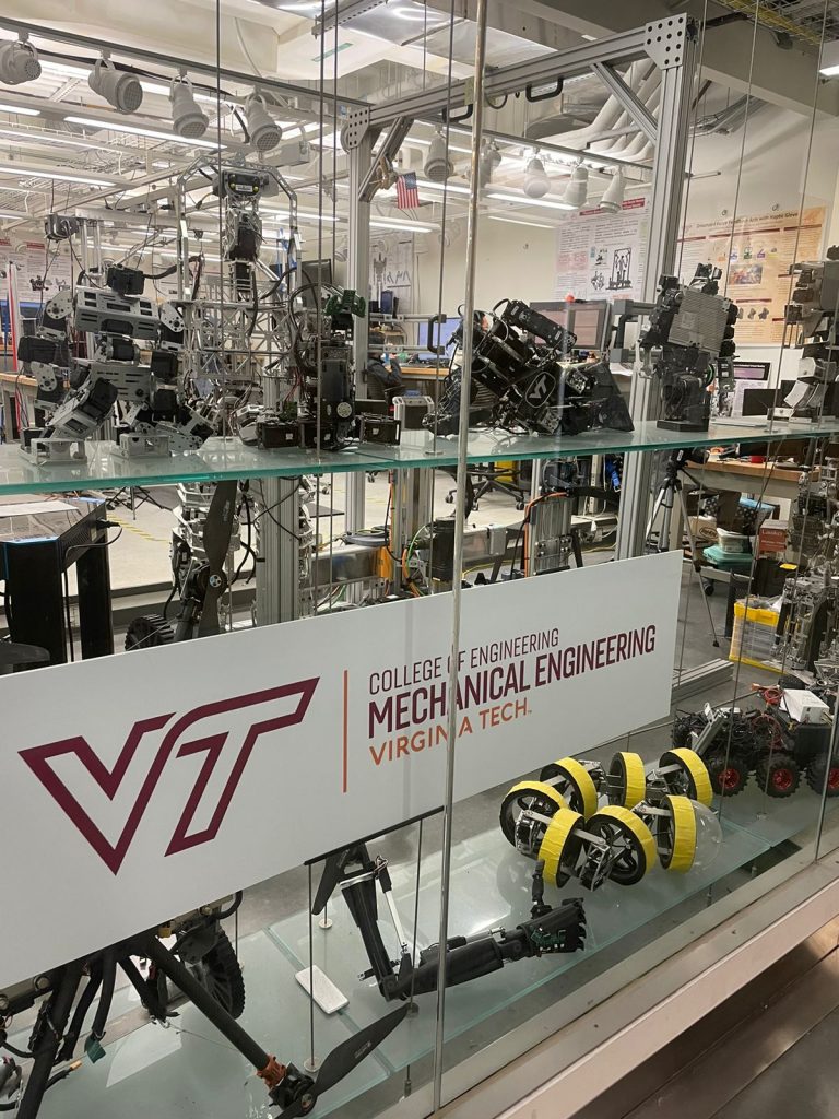 Visita à Virginia Tech College Engineering 